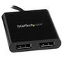 STARTECH USB-C to DisplayPort Multi-Monitor Splitter - 2-Port MST Hub (MSTCDP122DP)