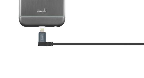 MOSHI Lightning to USB Cable with 90-degree connector 1.5m - Black (99MO023043)