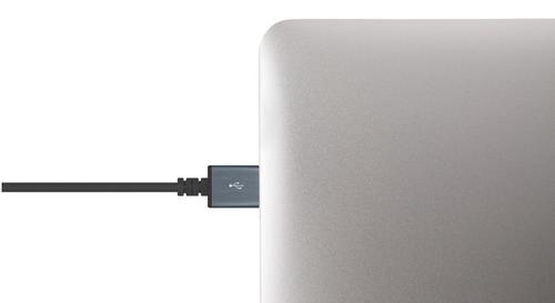 MOSHI Lightning to USB Cable with 90-degree connector 1.5m - Black (99MO023043)