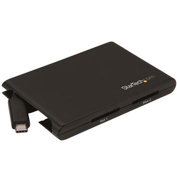 StarTech dobbel SD-kortleser med USB-C støtter SD 4.0 og UHS II (2SD4FCRU3C)