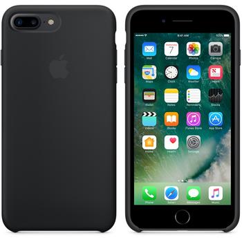 APPLE iPhone7 Plus Silikon Case (schwarz) (MMQR2ZM/A)