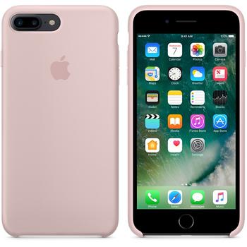 APPLE Plus Silikon Case for iPhone 7 rosa - MMT02ZM/ A,  sandrosa (MMT02ZM/A)