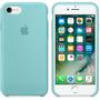 APPLE iPhone7 Silikon Case (meerblau) (MMX02ZM/A)