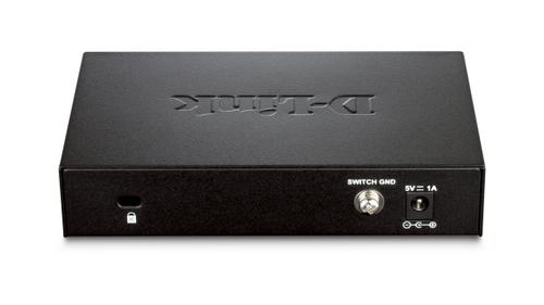 D-LINK 5-Port Gigabit Smart Switch / 5-Port 100BaseTX Auto-Negotiating 10/ 100/ 1000Mbps Switch /Web based management (DGS-1100-05/E)