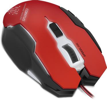 SPEEDLINK Contus Gaming Mouse / Black-Red (SL-680002-BKRD)