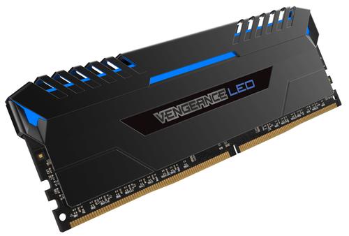 CORSAIR 16GB (2 x 8 GB) DDR4 3000MHz CL15 Vengeance LED Svart (CMU16GX4M2C3000C15B)