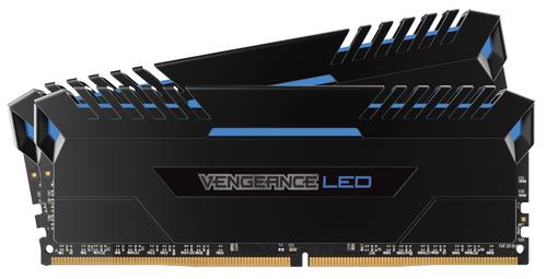 CORSAIR 32GB (2 x 16 GB) DDR4 3000MHz CL15 Vengeance LED Svart (CMU32GX4M2C3000C15B)