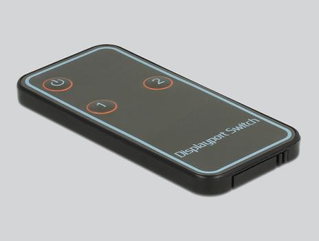 DELOCK Displayport 1.2 Switch 2 x Displayport in > 1 x Displayport out (87697)