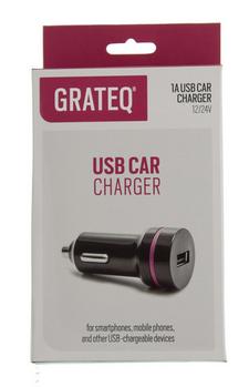GRATEQ USB CAR CHARGER 1.0A (84511)