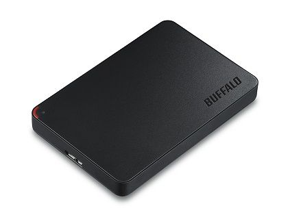 BUFFALO MiniStation 1TB externe HDD USB3.0 2.5inch black (HD-PCF1.0U3BD-WR)