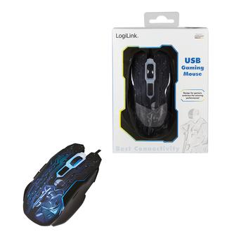 LOGILINK - USB Gaming Mouse, 2400 dpi, Black (ID0137 $DEL)