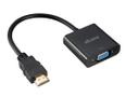 AKASA Video Cable Adapter 0.2 M Vga  (AK-CBHD15-20BK)