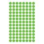 AVERY manuel etiket aftagelig ø8mm grøn (416) (3592*10)