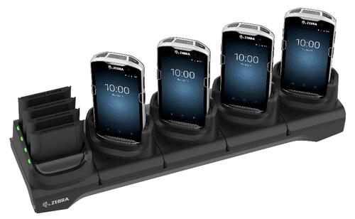 ZEBRA TC51/56 5-SLOT ETHERNET CRADLE, CHARGES FIVE DEVICES. INCLUDES POWER SUPPLY AND DC CABLE. (CRD-TC51-5SETH-01)