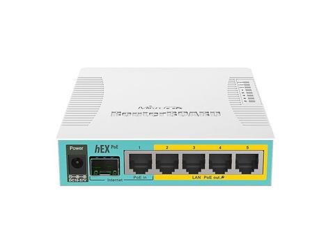 MIKROTIK hEX PoE with 800MHz CPU (RB960PGS)