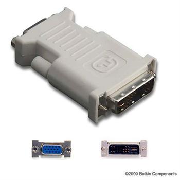 BELKIN DVI-adapter - DVI-A (hane) till HD-15 (VGA) (hona) - tumskruvar (F2E4162BT)