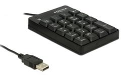 DELOCK USB Key Pad 19 keys black