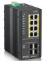 ZYXEL RGS200-12P,  12 Port managed PoE Switch, 240 Watt PoE, DIN Rail, IP30, 12-58V DC (RGS200-12P-ZZ0101F)