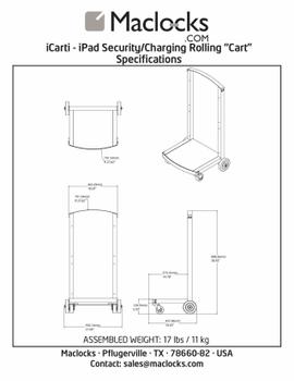 MACLOCKS CARTIPAD 32DEV CHARG CABIN/ CART SILVER EU CPNT (DUO-EU)