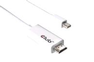 Club 3D CAC-1173 - video adapter - DisplayPort / HDMI - 3 m (CAC-1173)