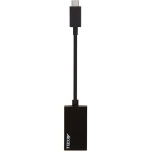 ACCELL sovitin USB-C - HDMI 2.0a, 4096x2160, 60Hz, HDCP 1.3, 0, 15m, musta (U187B-005B)