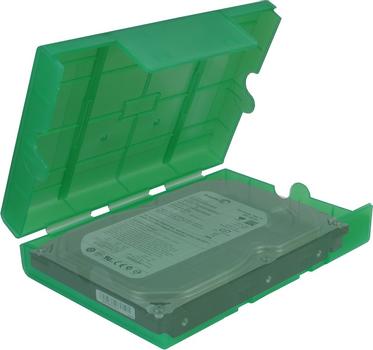 INTER-TECH HDD Schutzbox Inter-Tech 1x3, 5""/ 4x2, 5"" Kunststoff grün (88885392)