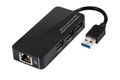 CLUB 3D USB 3.0 Hub 3-Port w/GbE