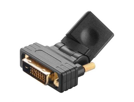 AKASA DVI-D Adapter auf HDMI, flexibel - schwarz (AK-CBHD16-BK)