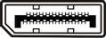 ASSMANN Electronic DISPLAYPORT ADAPTER DP - HDMI TYPE A M/F W/LOCKBL CABL (DB-340602-000-S)