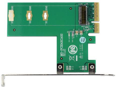 DELOCK PCI Express x4 Card > 1 x internal NVMe M.2 Key M Lagringskontrol  (89561)