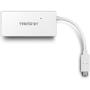 TRENDNET USB-HUB 4-port USB3.0 Ultra-Mini-Hub an USB-C ohne Netzteil (TUC-H4E)