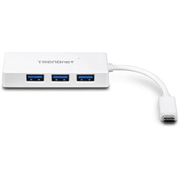 TRENDNET USB-HUB 4-port USB3.0 Ultra-Mini-Hub an USB-C ohne Netzteil (TUC-H4E)