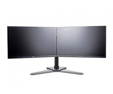 IIYAMA a DS1002D-B1 - Stand - adjustable arm - for 2 monitors - black - screen size: 10"-30" - desktop stand - for ProLite E2783QSU-B1,  XU2495WSU-B1,  XUB2495WSU-B1 (DS1002D-B1)