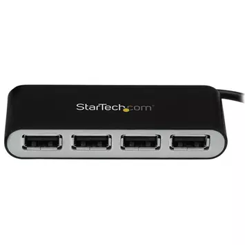 StarTech 4 Port USB 2.0 Hub - USB Bus Powered - Portable Multi Port USB 2.0 Splitter and Expander Hub - Small Travel USB Hub (ST4200MINI2) - hub - 4 porter (ST4200MINI2)