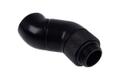 ALPHACOOL Eiszapfen Winkeladap dopp 45° | G1/4 AG auf G1/4 IG - Deep Black (17250)