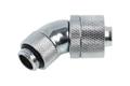 ALPHACOOL Anschraubtülle 45° drehbar 1/4 | HF16/10 Chrome (17083)