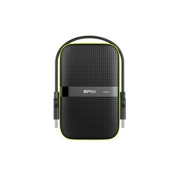 SILICON POWER External HDD Silicon Power Armor A60 2.5'' 5TB USB 3.0, IPX4, Black (SP050TBPHDA60S3K)