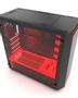 PHANTEKS Eclipse P400S Glass Silent Tempered Glass Panel, ATX, m-ATX, m-ITX, Black/Red (PH-EC416PSTG_BR)