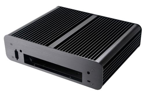 AKASA Euler TX, Fanless Ali Thin Mini ITX Case, 4xFrt USB2, 1xRS232 (A-ITX26-M1B)