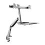 V7 SIT-STAND MOUNT DUAL GAS SPRING 2DISPLAYS 13-27 IN (68.6CM) DESK (DW1SSGSD-1E)