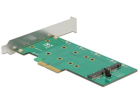 DELOCK PCI Express Card>2 x internal M.2 Key B with RAID-Low Profile Form (89536)