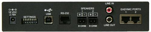 VADDIO EasyUSB Mixer/Amp | 2x20W 8 Ohm | MixerfÃ¶rstÃ¤rkare (999-8530-001)