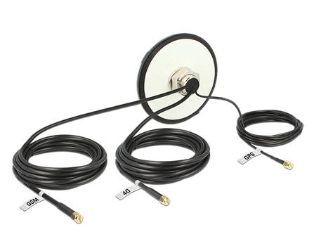 NAVILOCK Multiband GPS LTE UMTS GSM SMA Antenna omnidirectional roof mount outdoor (12457)