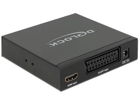 DELOCK Converter SCART / HDMI > HDMI with Scaler (62783)