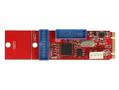 DELOCK Converter M.2 Key B M male > 2 x USB 3.0 Pin Header USB-adapter USB 3.0  (62843)