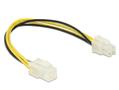 DELOCK Stromkabel Delock P4 4pol -> P4 4pol St/Bu 0.30m (84954)