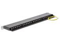 DELOCK 19" Patchpanel 24P CAT6 0.5U Black (43316)