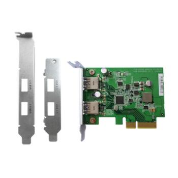 QNAP Dual-port USB 3.1 Type-A Gen 2 10Gbps PCIe card (USB-U31A2P01)