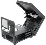 CHIEFTEC Case M/ATX GAMING Chieftec CUBE w/o PSU, (CI-01B-OP)