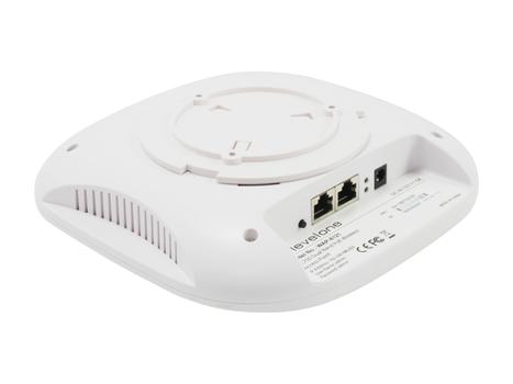 LEVELONE DUAL BAND AP N750 POE CEILING MOUNT 1XFE POE 2X WAN    IN CPNT (WAP-8121)